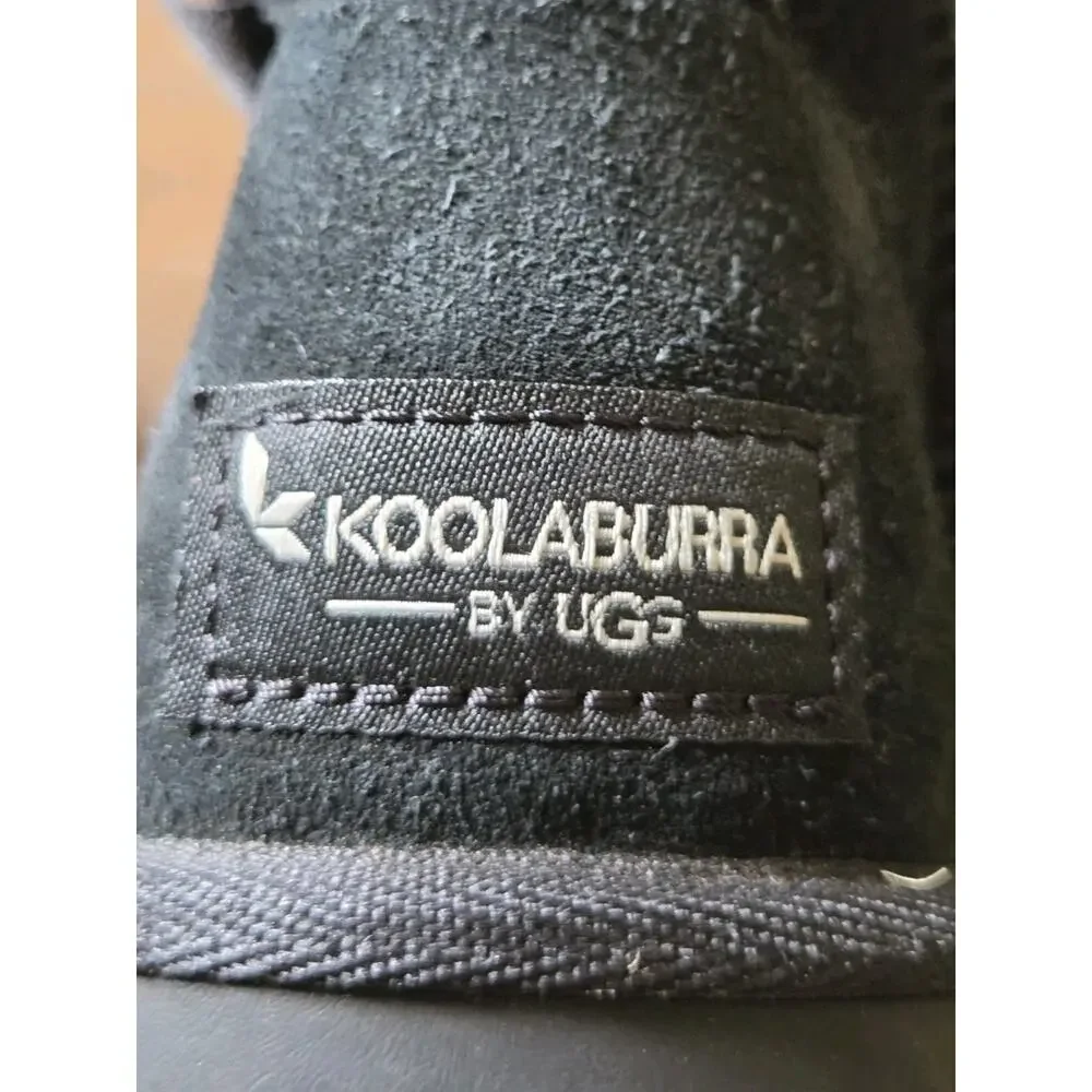 Koolaburra By UGG Victoria Short Girls Toddler Boots Size 11 Black Suede
